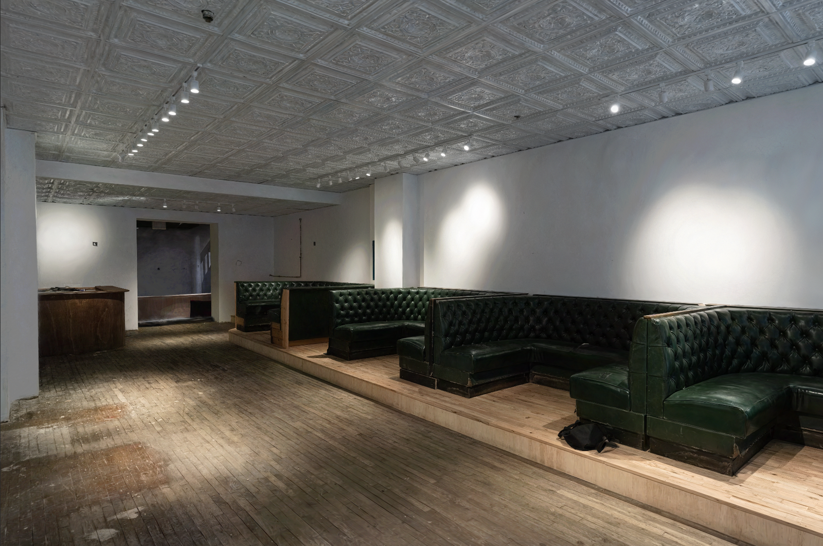 Vacant event space interior